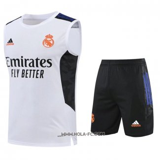 Chandal del Real Madrid 2022-2023 Sin Mangas Blanco