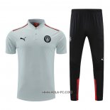 Conjunto Polo del Manchester City 2022-2023 Gris