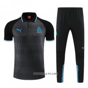 Conjunto Polo del Olympique Marsella 2022-2023 Gris