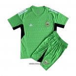 Camiseta Argentina Portero 2022 Nino Verde