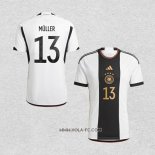 Camiseta Primera Alemania Jugador Muller 2022