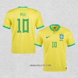 Camiseta Primera Brasil Jugador Pele 2022