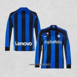Camiseta Primera Inter Milan 2022-2023 Manga Larga