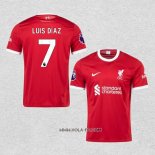 Camiseta Primera Liverpool Jugador Luis Diaz 2023-2024