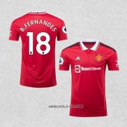 Camiseta Primera Manchester United Jugador B.Fernandes 2022-2023