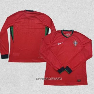 Camiseta Primera Portugal 2024 Manga Larga