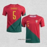 Camiseta Primera Portugal Jugador N.Mendes 2022