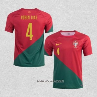 Camiseta Primera Portugal Jugador Ruben Dias 2022