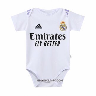 Camiseta Primera Real Madrid 2022-2023 Bebe