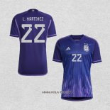 Camiseta Segunda Argentina Jugador L.Martinez 2022