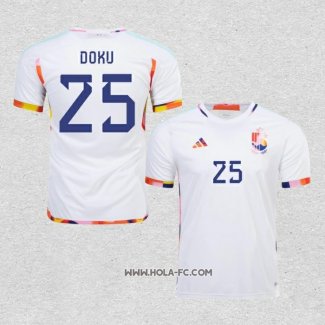 Camiseta Segunda Belgica Jugador Doku 2022