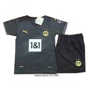 Camiseta Segunda Borussia Dortmund 2021-2022 Nino