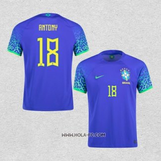 Camiseta Segunda Brasil Jugador Antony 2022