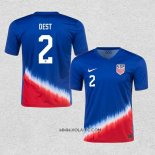 Camiseta Segunda Estados Unidos Jugador Dest 2024