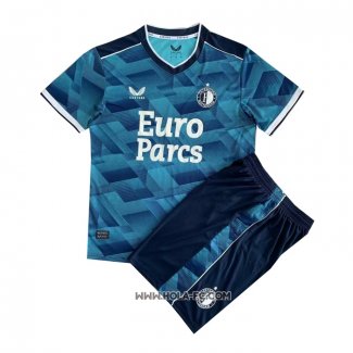 Camiseta Segunda Feyenoord 2023-2024 Nino