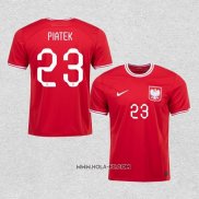 Camiseta Segunda Polonia Jugador Piatek 2022