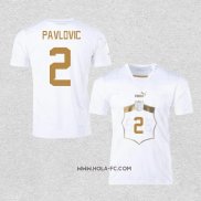 Camiseta Segunda Serbia Jugador Pavlovic 2022