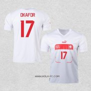 Camiseta Segunda Suiza Jugador Okafor 2022