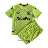 Camiseta Segunda Wolves Portero 2023-2024 Nino