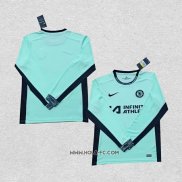 Camiseta Tercera Chelsea 2023-2024 Manga Larga