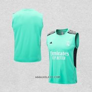 Camiseta de Entrenamiento Real Madrid 2022-2023 Sin Mangas Verde