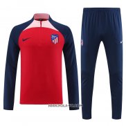 Chandal de Sudadera del Atletico Madrid 2023-2024 Rojo