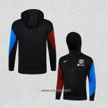 Chaqueta con Capucha del Barcelona 2024-2025 Negro