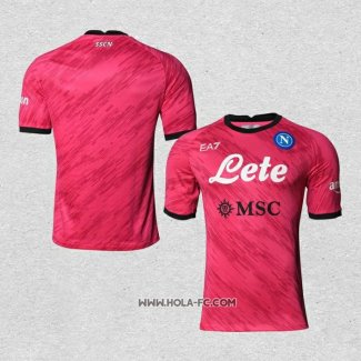 Camiseta Napoli Portero 2022-2023 Rosa