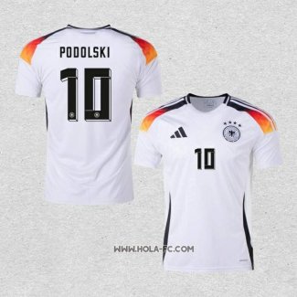 Camiseta Primera Alemania Jugador Podolski 2024