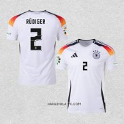 Camiseta Primera Alemania Jugador Rudiger 2024