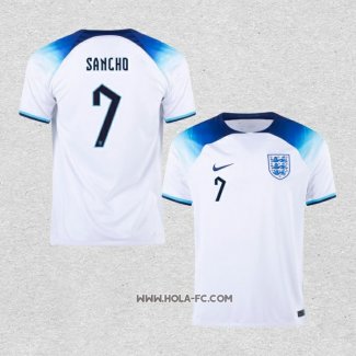 Camiseta Primera Inglaterra Jugador Sancho 2022