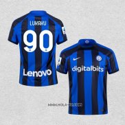 Camiseta Primera Inter Milan Jugador Lukaku 2022-2023