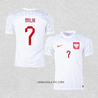 Camiseta Primera Polonia Jugador Milik 2022