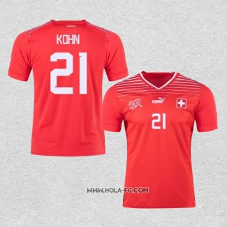 Camiseta Primera Suiza Jugador Kohn 2022