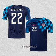 Camiseta Segunda Croacia Jugador Juranovic 2022
