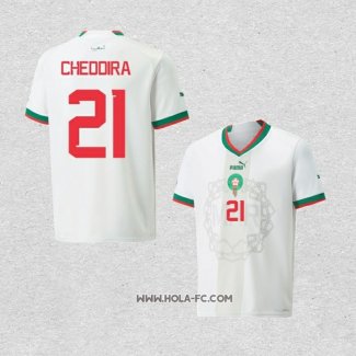 Camiseta Segunda Marruecos Jugador Cheddira 2022