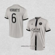 Camiseta Segunda Paris Saint-Germain Jugador Verratti 2022-2023