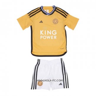 Camiseta Tercera Leicester City 2023-2024 Nino