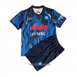 Camiseta Tercera Napoli EA7 2021-2022 Nino