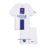 Camiseta Tercera Paris Saint-Germain 2022-2023 Nino