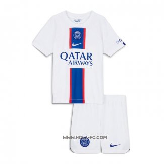 Camiseta Tercera Paris Saint-Germain 2022-2023 Nino