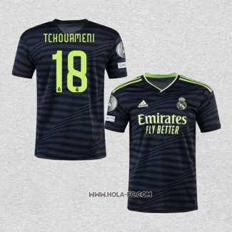 Camiseta Tercera Real Madrid Jugador Tchouameni 2022-2023