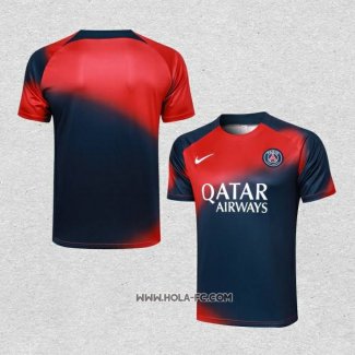 Camiseta de Entrenamiento Paris Saint-Germain 2023-2024 Rojo y Azul