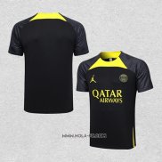 Camiseta de Entrenamiento Paris Saint-Germain Jordan 2023-2024 Negro