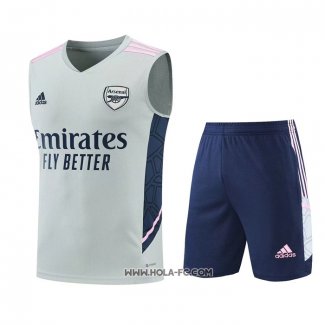 Chandal del Arsenal 2022-2023 Sin Mangas Gris