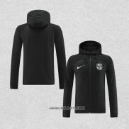 Chaqueta con Capucha del Barcelona 2022-2023 Negro