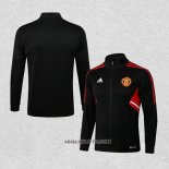 Chaqueta del Manchester United 2022-2023 Negro y Rojo