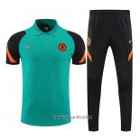 Conjunto Polo del Chelsea 2022-2023 Verde