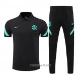 Conjunto Polo del Inter Milan 2022-2023 Negro