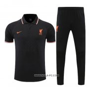 Conjunto Polo del Liverpool 2022-2023 Negro